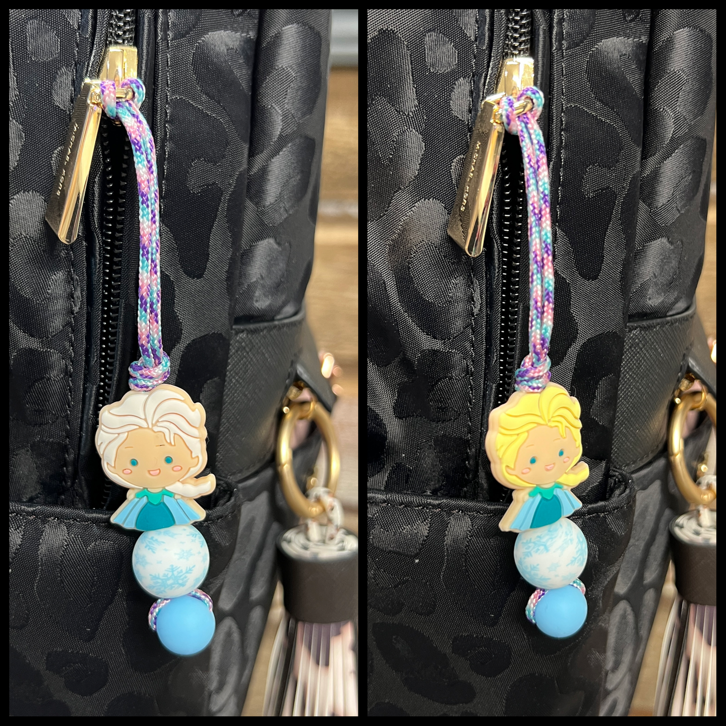 Ice Princess Zipper Charm